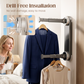 Porte-vêtements télescopique pliable à ventouses