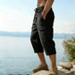 ⏰ -50% – Pour une durée limitée !👖Pantalon capri cargo en lin mélangé pour homme🌬️ Léger, respirant et conçu pour le confort