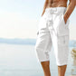 ⏰ -50% – Pour une durée limitée !👖Pantalon capri cargo en lin mélangé pour homme🌬️ Léger, respirant et conçu pour le confort