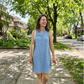 💃✨ Robe ample sans manches à col en V pour femme - Décontractée, flatteuse et naturellement élégante