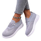 Chaussures de marche femme en filet respirant, à enfiler