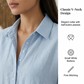 ☀️ Robe chemise décontractée femme en mélange de lin – Un style naturel pour les journées ensoleillées ✨