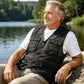 Gilet de pêche homme multi-poches pour plein air