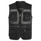 Gilet de pêche homme multi-poches pour plein air
