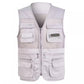 Gilet de pêche homme multi-poches pour plein air