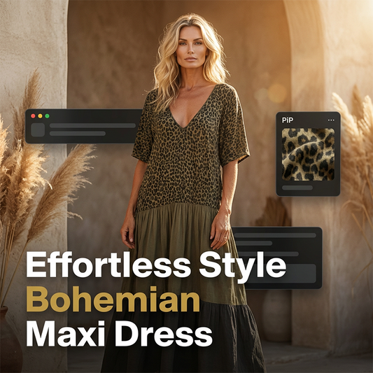 🌸 50 % DE RÉDUCTION EN CE MOMENT ! 🌸 Robe longue bohème élégante pour femme