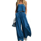 Ensemble 2 pièces femme : haut court et pantalon large