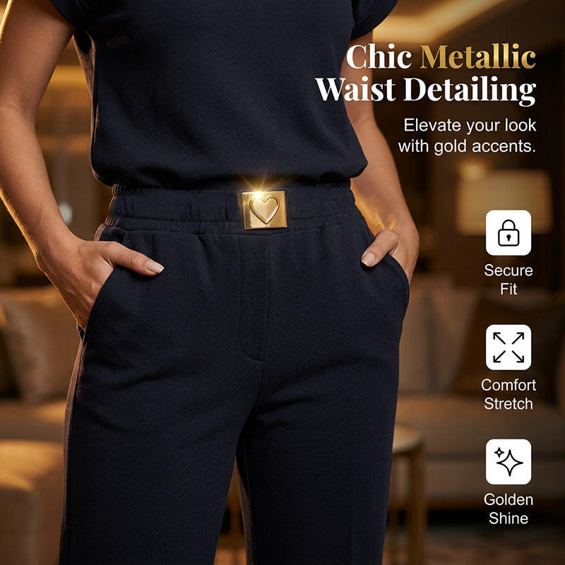 📢 Mi-saison : −50 % – ne ratez pas cette offre ! ⏰ Ensemble 2 pièces décontracté pour femme (haut et pantalon) – une tenue décontractée pour le quotidien, le bureau et les voyages. 🌸💨
