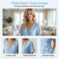 ☀️ Le best-seller de l'été 2026 est arrivé ! Robe midi boutonnée en tissu mélangé pour femme
