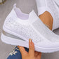 🚚 Réapprovisionnement – dépêchez-vous ! Chaussures de marche en tricot respirant pour femmes