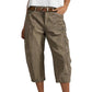 🔥Nouveautés en promotion : Pantalons cargo capri décontractés