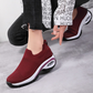 👑 Le must-have de la saison ! Chaussures de loisirs orthopédiques pour femmes, avec tige en maille tricotée et tige courte