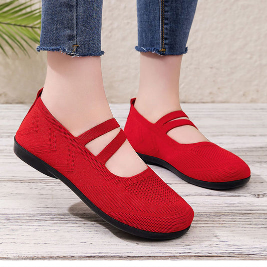 ⏰ Letzte Chance! 50% auf Restbestände！ Ballerines Fly Knit respirantes pour femmes