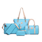Ensemble de 6 sacs à main femme, motif osseux tendance
