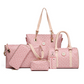 Ensemble de 6 sacs à main femme, motif osseux tendance