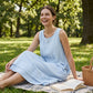 👗☀️Robe d'été sans manches à volants pour femme - Style décontracté et aérien🔥