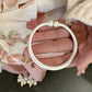💫Bracelet rigide vintage à motif floral argenté💫Achetez-en 1, obtenez-en 1 gratuit MAINTENANT !!💥