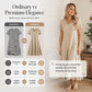 🔥-50% 👗 Robe Longue Femme Col V Manches Courtes Tissu Texturé Léger Coupe Ample Fluide