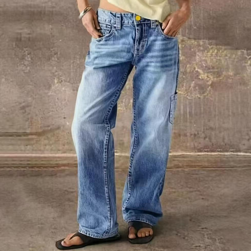 🎉 Soldes 2026 — Plus de 59 000 vendus 👖 Jean Décontracté Femme Coupe Ample 👗