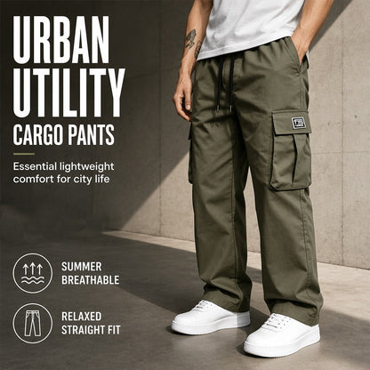 🏕️Pantalon cargo homme coupe ample – Confortable, polyvalent et multi-poches – Idéal pour le quotidien, l’extérieur et les loisirs ✨