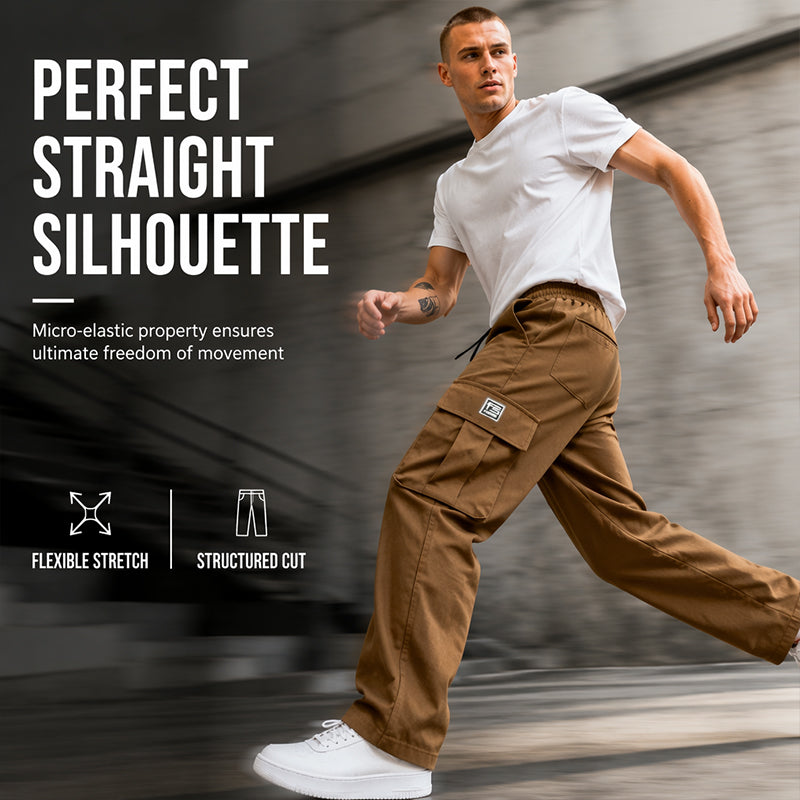 🏕️Pantalon cargo homme coupe ample – Confortable, polyvalent et multi-poches – Idéal pour le quotidien, l’extérieur et les loisirs ✨