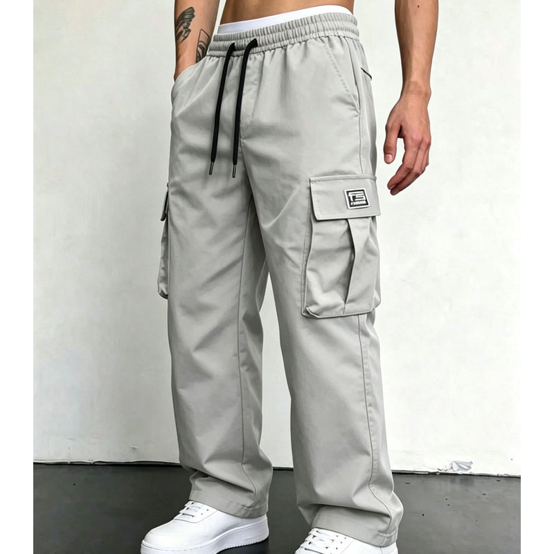 🏕️Pantalon cargo homme coupe ample – Confortable, polyvalent et multi-poches – Idéal pour le quotidien, l’extérieur et les loisirs ✨