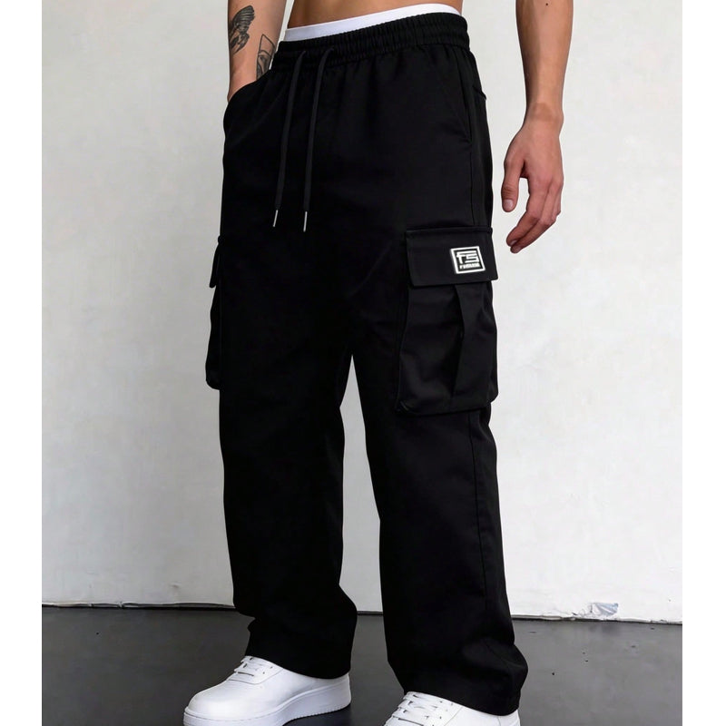 🏕️Pantalon cargo homme coupe ample – Confortable, polyvalent et multi-poches – Idéal pour le quotidien, l’extérieur et les loisirs ✨