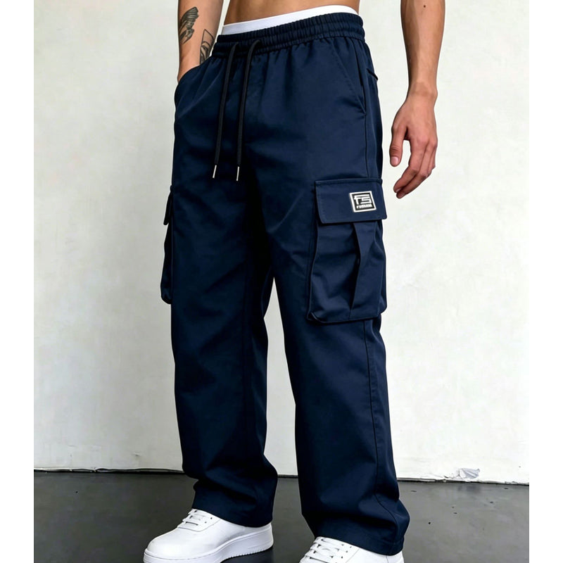 🏕️Pantalon cargo homme coupe ample – Confortable, polyvalent et multi-poches – Idéal pour le quotidien, l’extérieur et les loisirs ✨