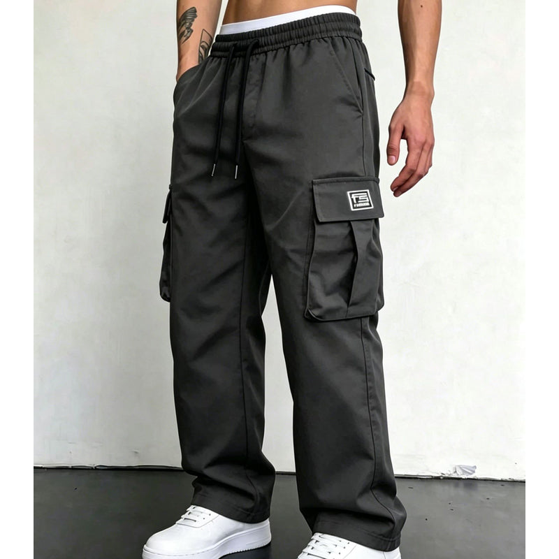 🏕️Pantalon cargo homme coupe ample – Confortable, polyvalent et multi-poches – Idéal pour le quotidien, l’extérieur et les loisirs ✨