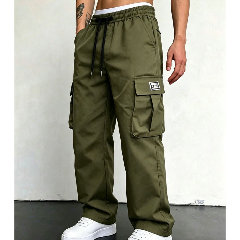 🏕️Pantalon cargo homme coupe ample – Confortable, polyvalent et multi-poches – Idéal pour le quotidien, l’extérieur et les loisirs ✨