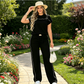 Ensemble Femme Décontracté : Haut Manches Courtes et Pantalon Large