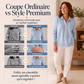 Pull en maille élégant à col revers pour femme