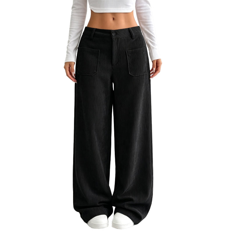 👖 Pantalon large décontracté coupe relax pour femme