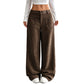 👖 Pantalon large décontracté coupe relax pour femme