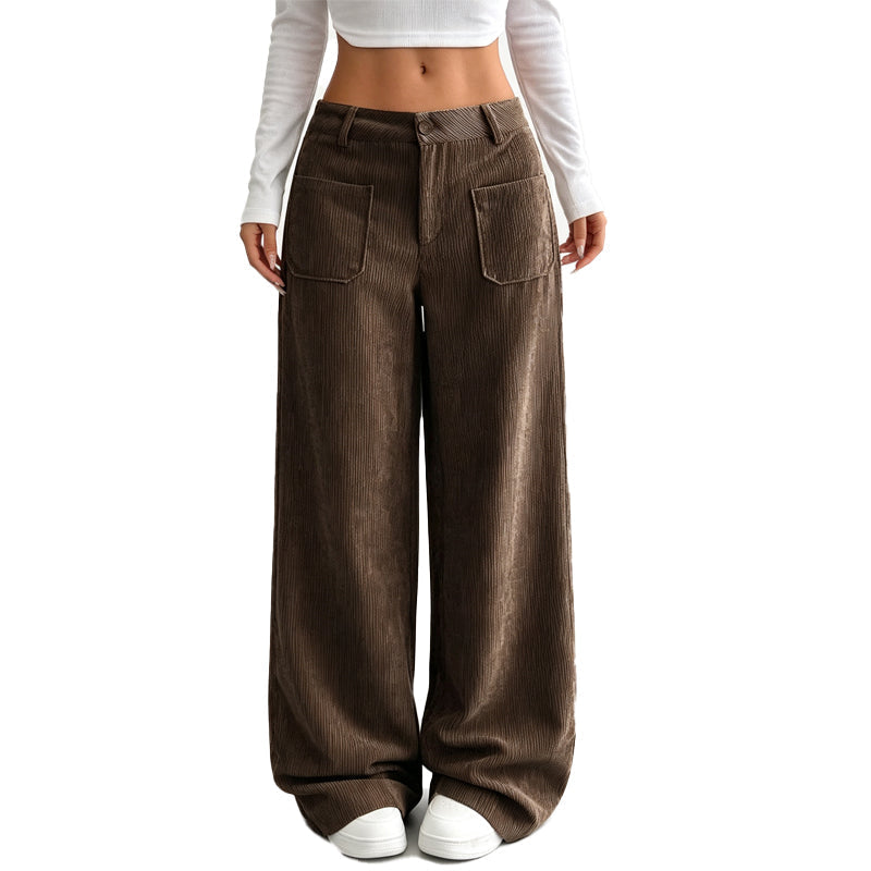 👖 Pantalon large décontracté coupe relax pour femme