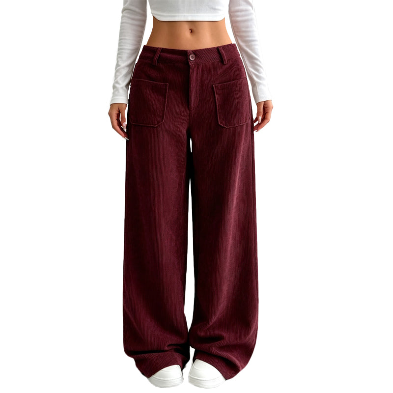 👖 Pantalon large décontracté coupe relax pour femme