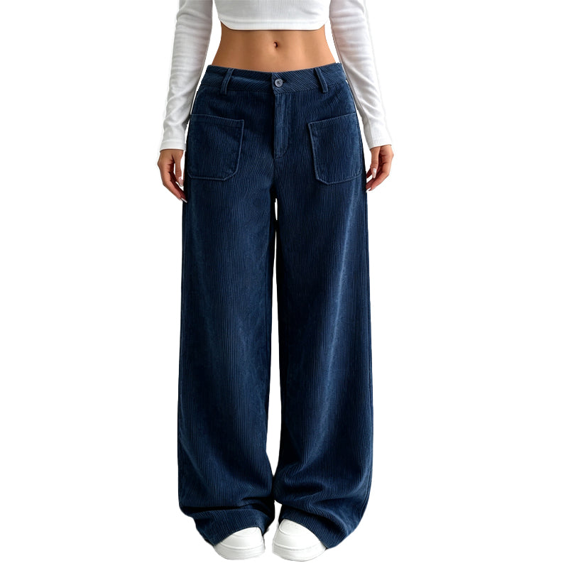 👖 Pantalon large décontracté coupe relax pour femme