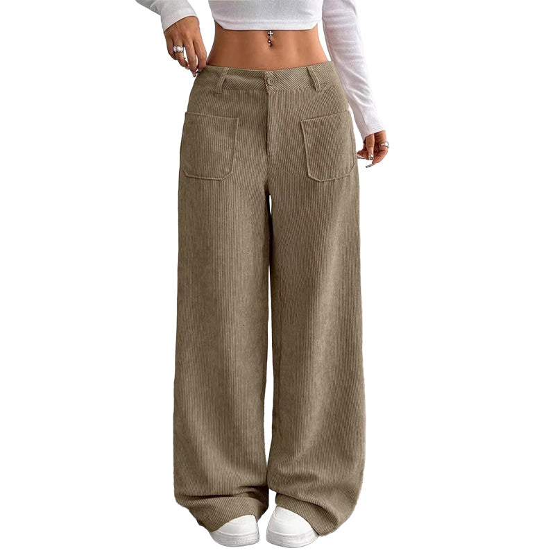 👖 Pantalon large décontracté coupe relax pour femme