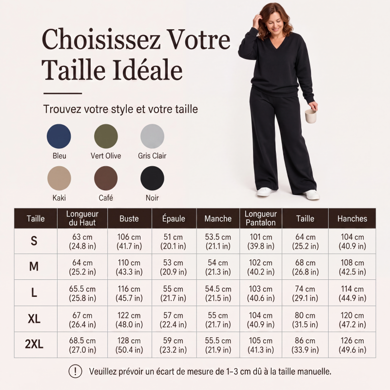 ✨ LE CASUAL AUTREMENT | Ensemble Femme 2 Pièces à Épaules Dénudées -50 %