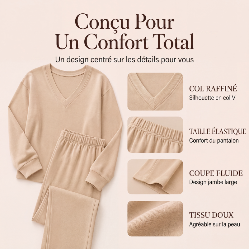 ✨ LE CASUAL AUTREMENT | Ensemble Femme 2 Pièces à Épaules Dénudées -50 %
