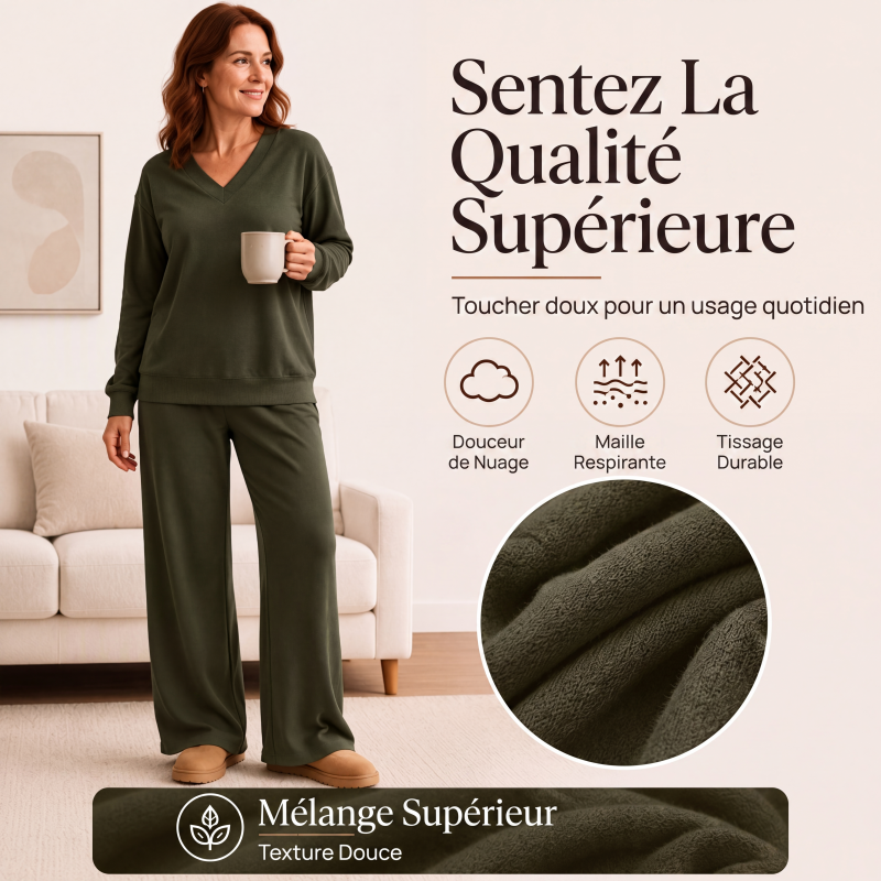 ✨ LE CASUAL AUTREMENT | Ensemble Femme 2 Pièces à Épaules Dénudées -50 %