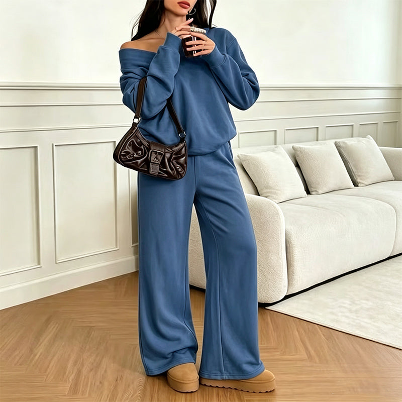 ✨ LE CASUAL AUTREMENT | Ensemble Femme 2 Pièces à Épaules Dénudées -50 %