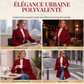 Manteau élégant pour femme à col revers et coupe ajustée