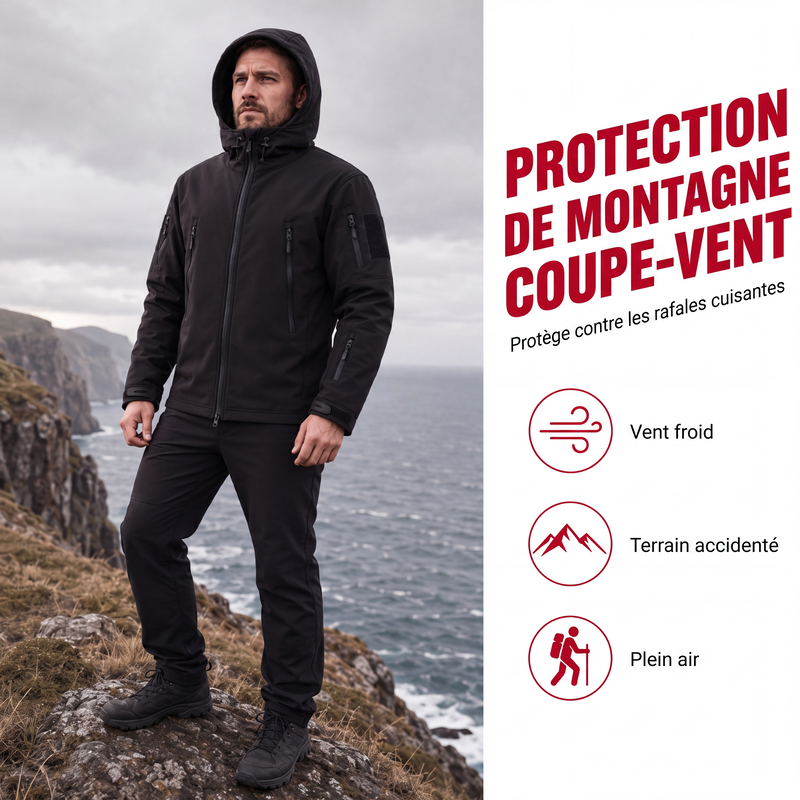 ✨ Veste pour homme coupe-vent, déperlante et isolante : prête quand la météo change — livraison gratuite 🧥