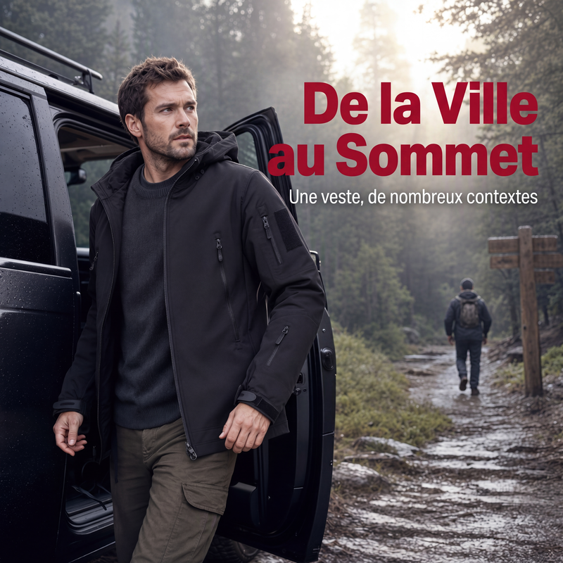 ✨ Veste pour homme coupe-vent, déperlante et isolante : prête quand la météo change — livraison gratuite 🧥