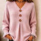 🌸 -50 % Aujourd’hui | Pull Femme en Maille à Col V
