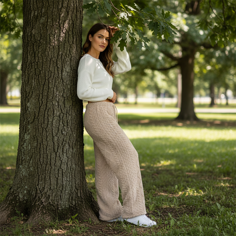 ⏳Liquidation totale⏳Pantalon épais et chaud à jambes droites