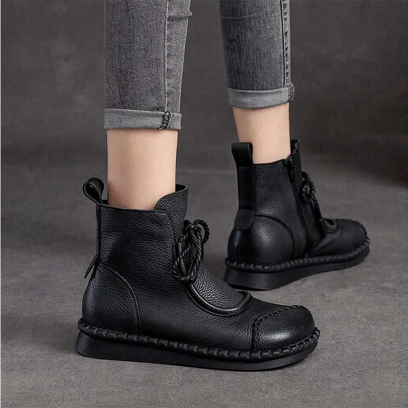 Bottines cheville ethniques vintage pour femmes