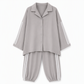 🌸 OFFRE LIMITÉE –50% ! ✨ Ensemble de détente décontracté pour femme composé d'une chemise oversize à boutons et d'un pantalon de jogging à bandes latérales