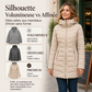 🌸 OFFRE LIMITÉE –50% ! ✨ Manteau à capuche isolé pour femme, hiver